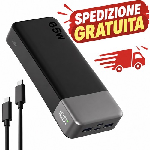 Power bank 65w - bank, ricarica